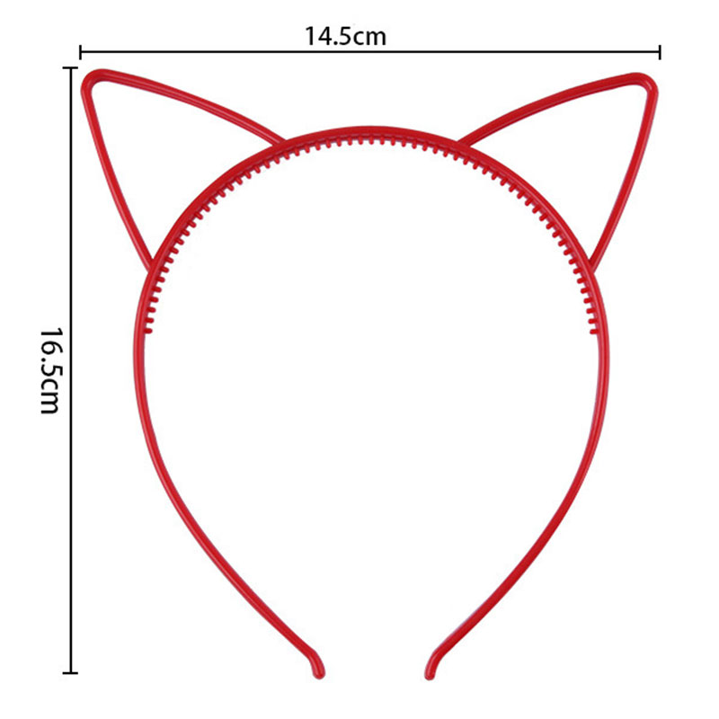 3 stücke freundlicher Stirnbänder Katze Ohren Krone Bogen Headwear Prinzessin Kunststoff Haarbänder Boho Haar Bands für Mädchen Baby Zubehör