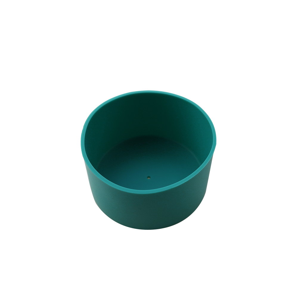 5.5cm Water Cup Mat Silicone Thermos Coasters 55mm Cup Bottom Ring Wear Resistant Shatter Resistant Bottom Cover Coaster: Clear