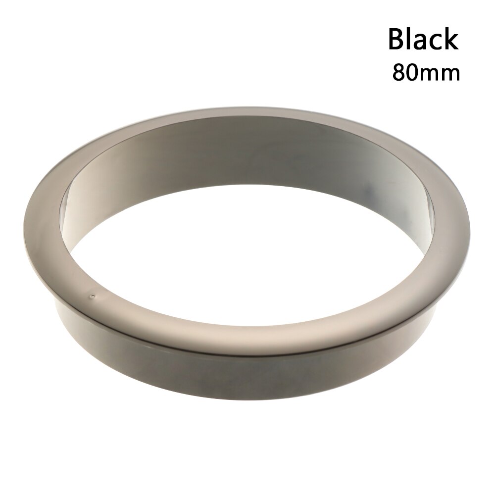 Round Organizer Hardware Cable Clamp Office Computer Grommet Wire Hole Cover Line Box Desk Table Cable Fastener: black-80mm