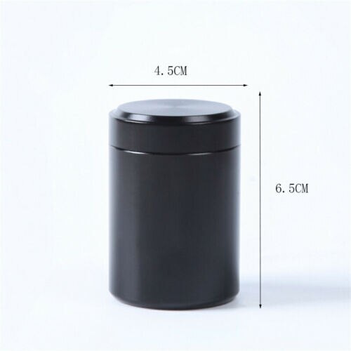 Premium fly aluminium lufttæt opbevaringsbeholder 1.3 tommer multi-brug vakuumforsegling bærbar opbevaringsbeholder 70ml