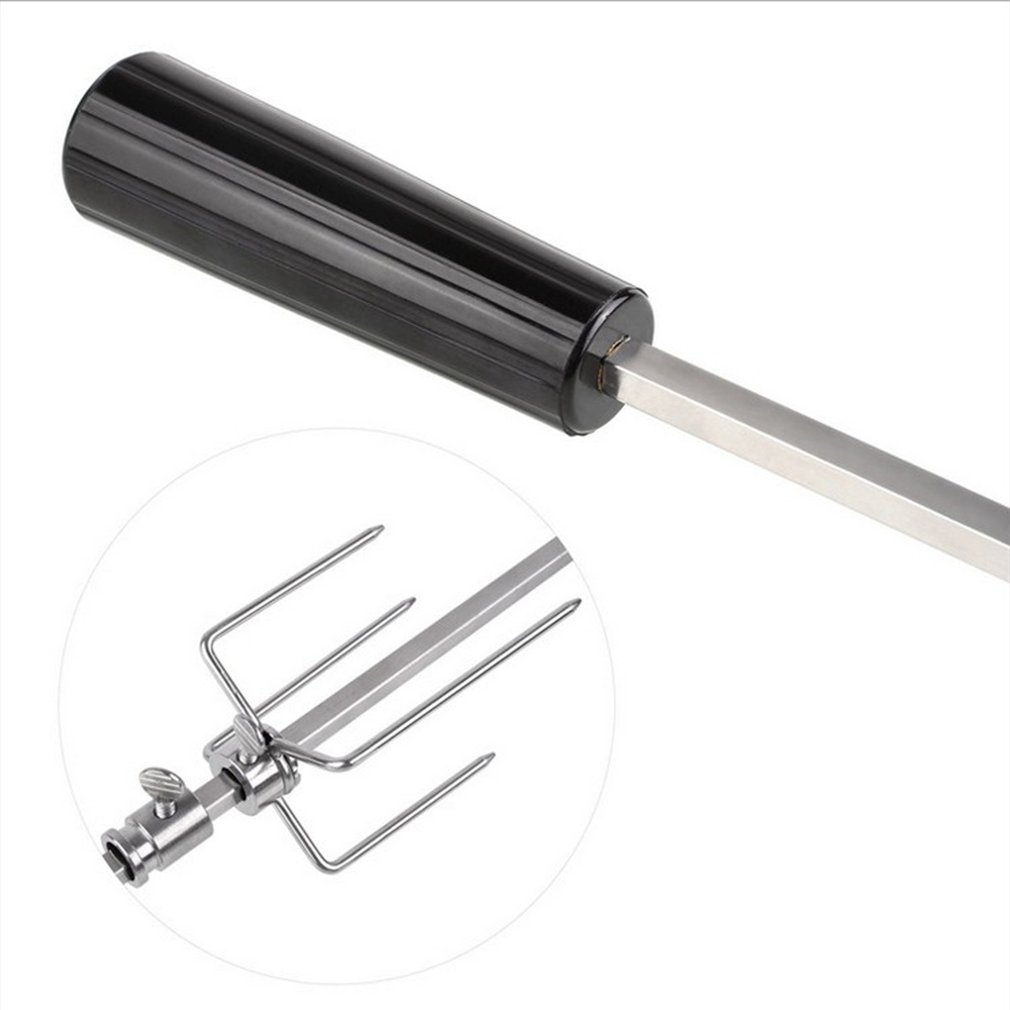 Simple Barbecue Fully Automatic Flip Grill Outdoor Stainless Steel Home Rotating Barbecue Machine Portable