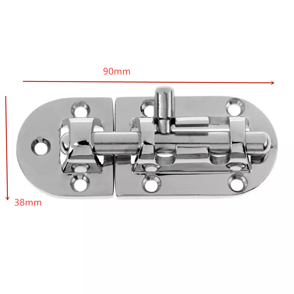 Boot kayak kano roestvrij stalen deur bolt klink voor zeilen venster vergrendeling: 90mm