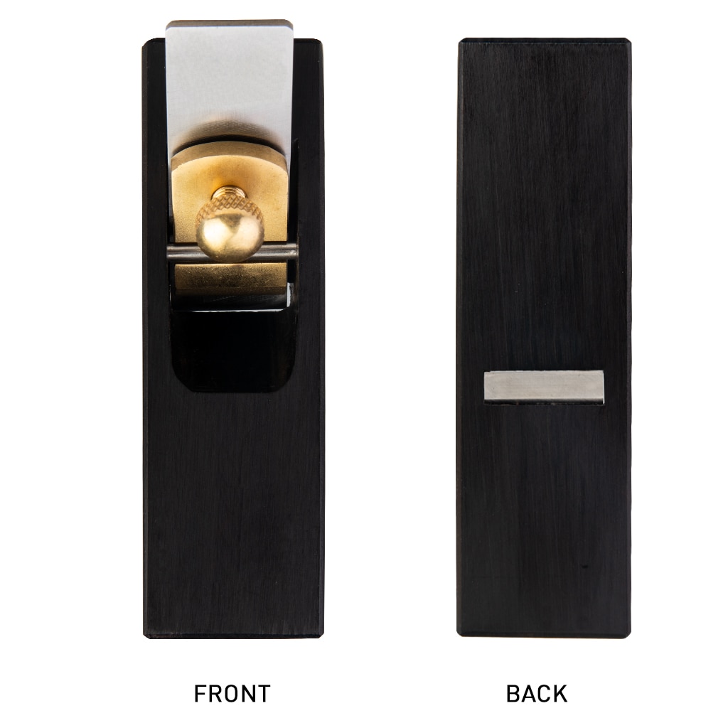 Japanese Ebony Woodworking Planer Pattern Chamfer Plane - 90MM