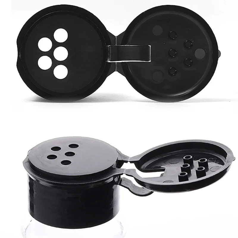 Burkar för kryddor salt- och pepparkar kryddburk grillkrydda kryddorganisatör kök transparent förvaringslåda för pulver