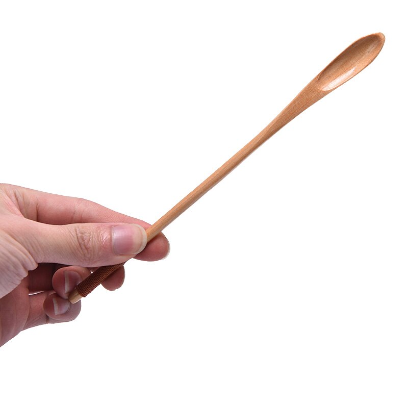 Houten lepel bamboe soep theelepel catering kinderlepel keukengerei voor rijst soep keuken kookgerei gereedschap
