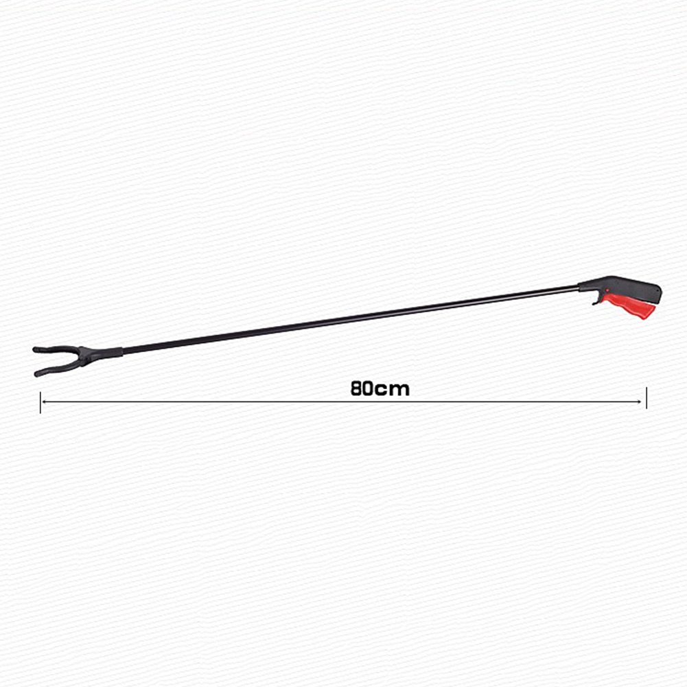 80cm Multi-Purpose Pick Up Grabber Tool Ground Garbage Hand Stick Useful Cleaning Tool Small Item Trash Arm Grip Reacher