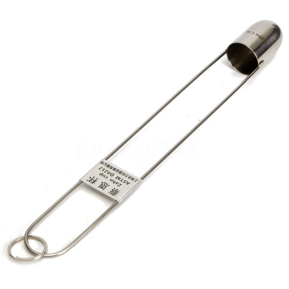 2.7mm Hold Dia Zahn Dip Type Viscosity Cup 2# Very Precise Ink Viscosity Cup