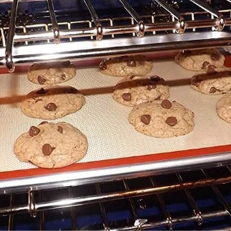 Reusable Silicone Baking Mats Non-Stick BBQ Grill Mat Pad Baking Sheet Oven Mat Picnic Cooking Cookie Tray Barbecue Oven Tools
