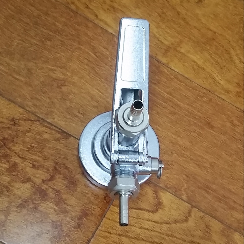 F type beer coupler, keykeg coupler