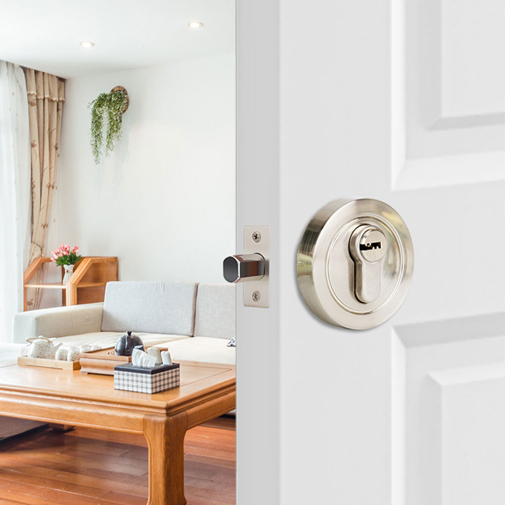 Zinc Alloy Atresia Double-sided Invisible Lock Mortice Channel Tube Wells Atresia Deadbolt Invisible Door Locks