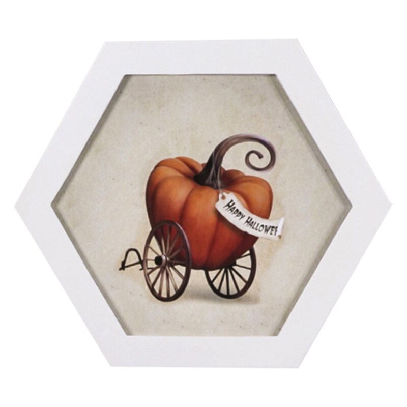 Sales Hexagon Photo Frame Wood Creativity Photo Frame Wedding Hanging Home Decoration Wall Picture Frame Living Room Decor