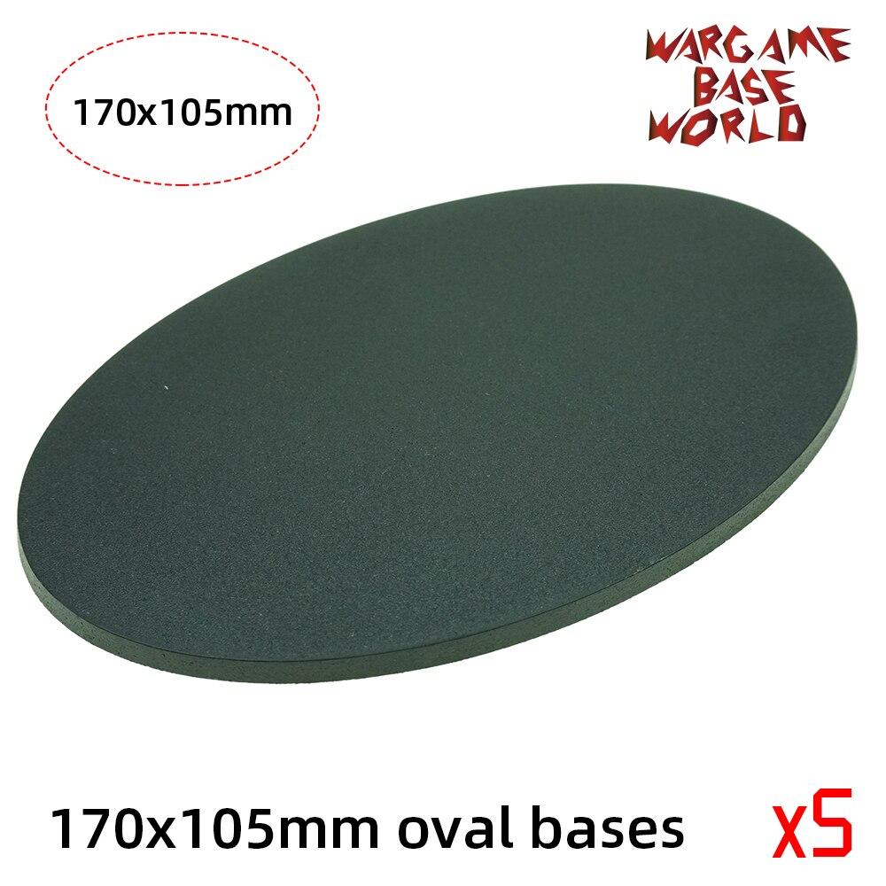 Spielen basen von 1 stücke von 170x105mm Oval basen: 5stck