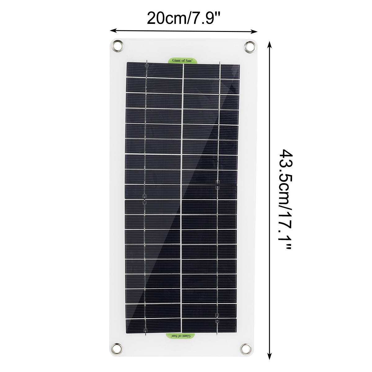 1000W Solar Power Inverter Solar Panel Dual USB Solar Panel Kit Outdoor Battery Supply Charger+Controller+Inverter 10A/60A/100A