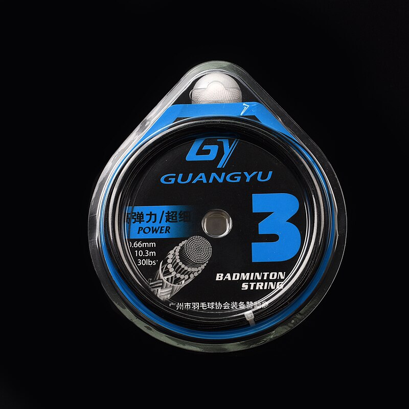 Corde da Badminton durevoli da 0.66mm ad alto polimero linea da Badminton elastica da 30 libbre da 30 libbre linea da palla in fibra di seta ad alto suono