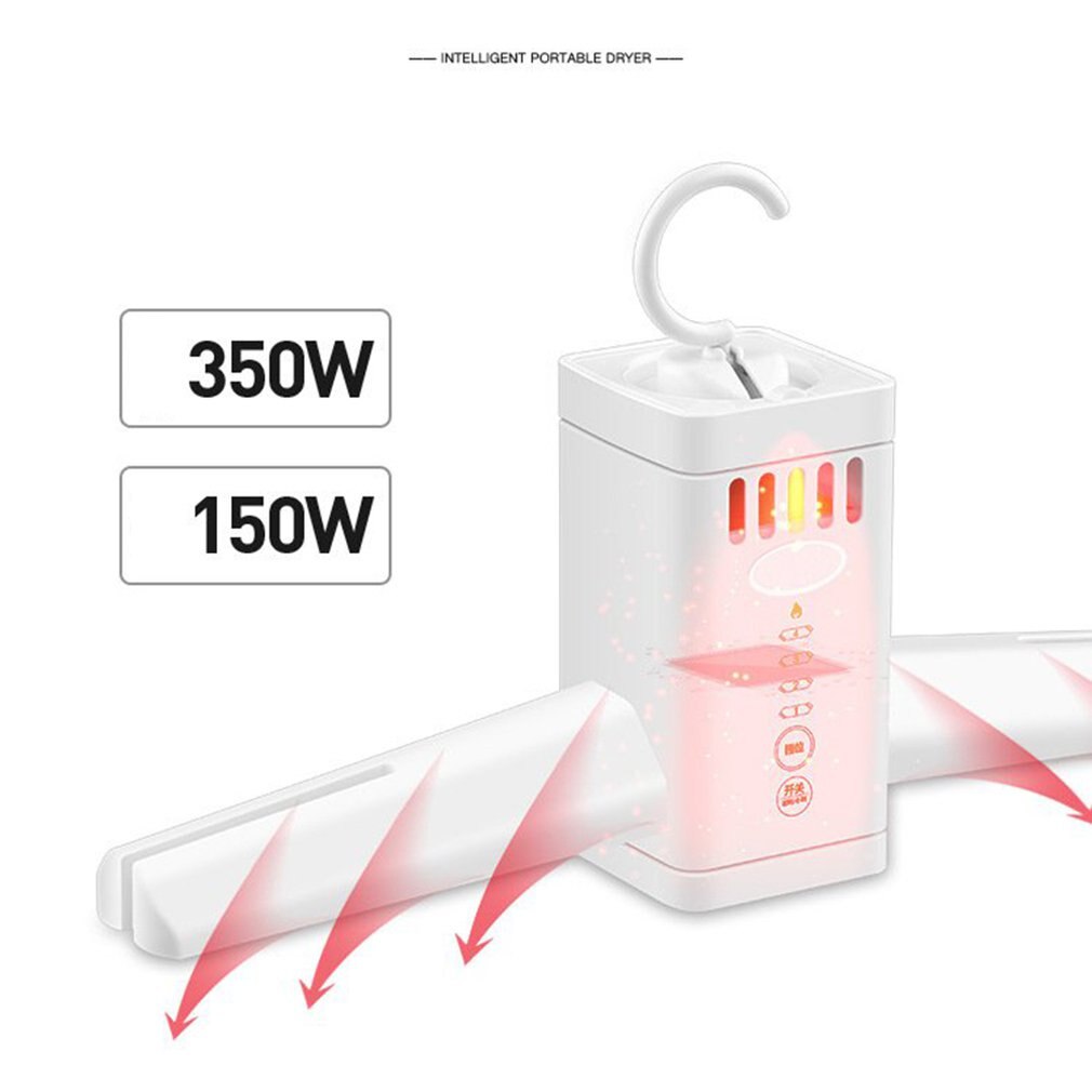 Cintre de voyage de séchage portatif d'ion négatif petit mini dessiccateur UV de dortoir de séchage 220V