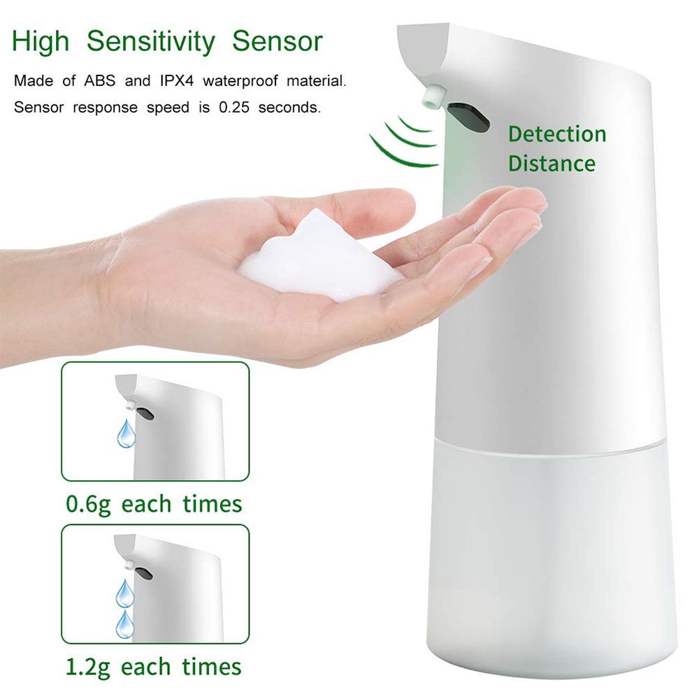 Touchless Bathroom Dispenser Smart Sensor Foam Liquid Soap Dispenser for Kitchen Hand Free Automatic Soap Dispenser Pump
