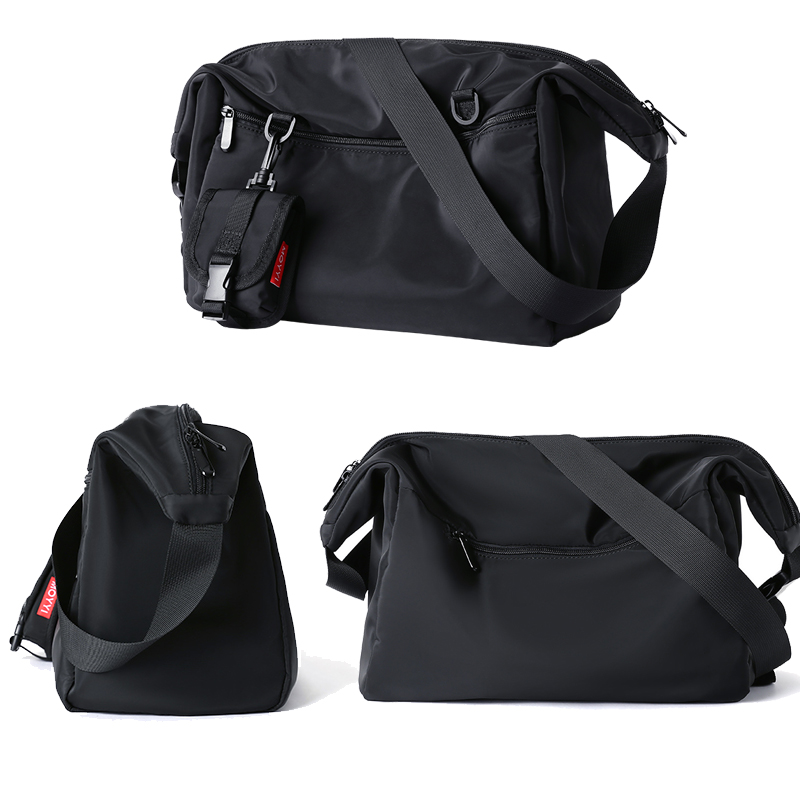 MOYYI Herren-Kuriertaschen, lässig, wasserdicht, Umhängetasche, für 14-Zoll-Laptop, Umhängetasche, Unisex, Reise-Sporttasche