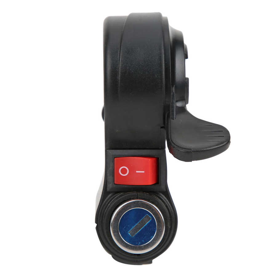Handlebar Switch Plastic Automatic Identification Multifunction Thumb Lock Universal Electric Bike Voltage Display Handlebar