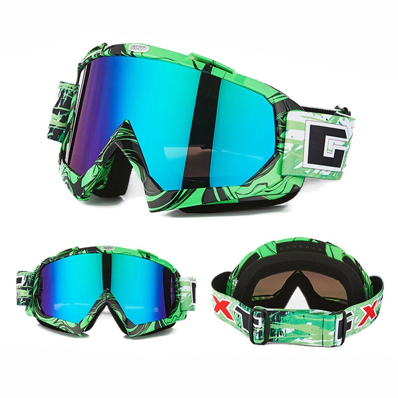 Inverno das mulheres dos homens máscara de esqui óculos snowboard óculos de esqui neve motocross snowmobile ciclismo à prova de vento transporte da gota