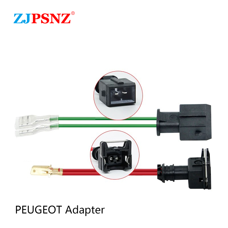 Enchufe de bocina de coche, conector macho hembra, altavoz estéreo, cable de bocina, bocina de Caracol, adaptador de conversión de enchufe dedicado, modificación: Castaño
