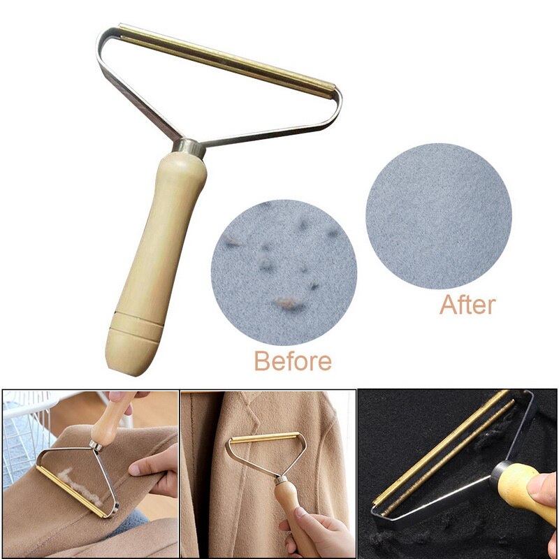 Portable Lint Remover Clothes Fuzz Fabric Shaver Brush Tool for Sweater Woven Coat Power-Free Fluff Removing Roller Shaver
