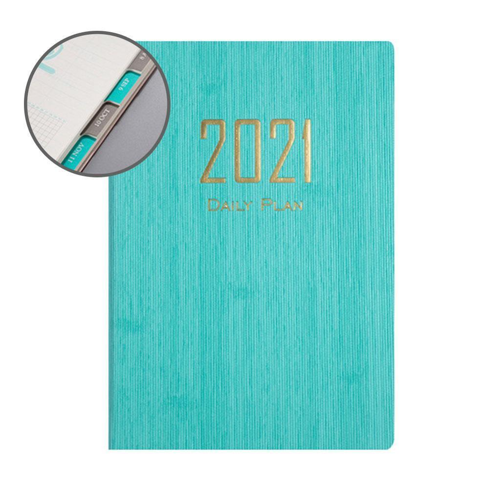 Time Management Schedule Book Color Calendar Notebook Dates Reminder Planner Table Timetable V4J1: Navy Blue