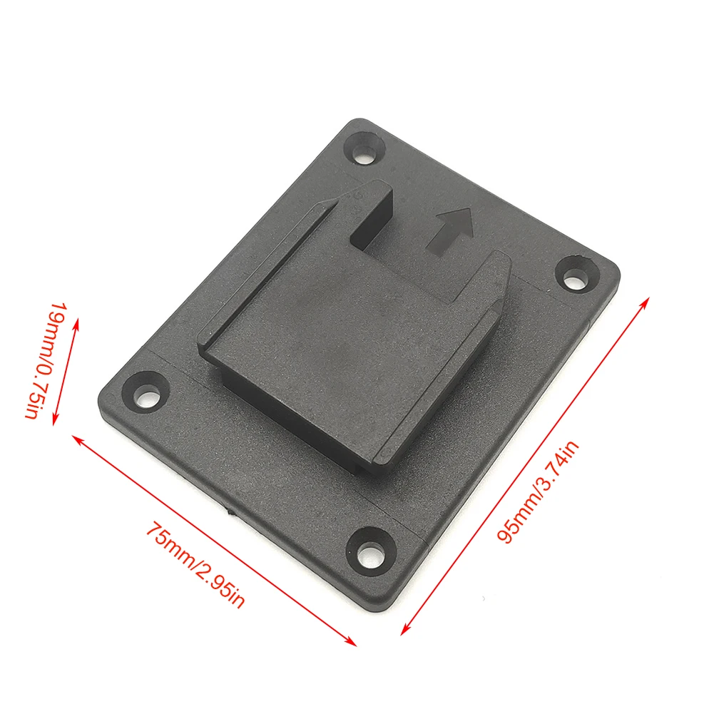 5 Packs Tool Mount Storage Bracket Wall Mount Machine Electric Tool Holder for Dewalt/Milwaukee Tool Machine Drill Holder Slots