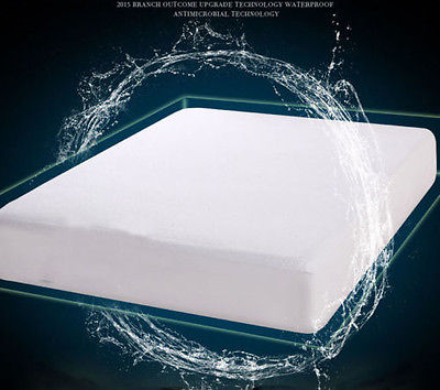 protecteur de matelas en coton imperméable entièrement équipé-reine/roi/Super roi