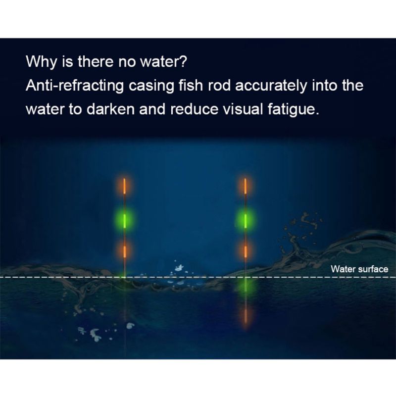 Smart Fishing Float Bite Alarm LED Light Color Change Outdoor Winter Fishing