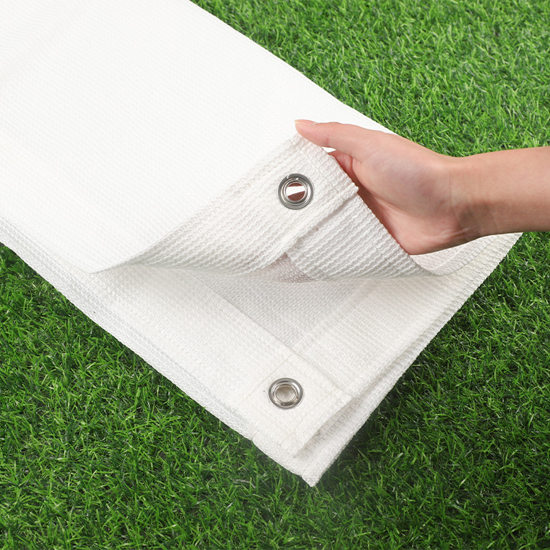 Rede de sombra de sol de hdpe branca anti uv dossel ao ar livre flor jardim suculenta planta capa verão gazebo varanda terraço sombreamento redes
