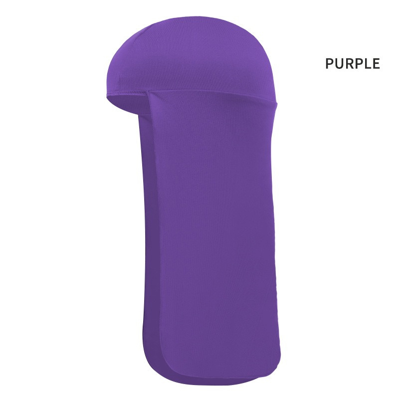 Verano ciclismo cola larga parasol sombrero de secado rápido Anti-UV protección del cuello gorra pesca senderismo caza gorra forro duro sombrero elástico: Marfíl