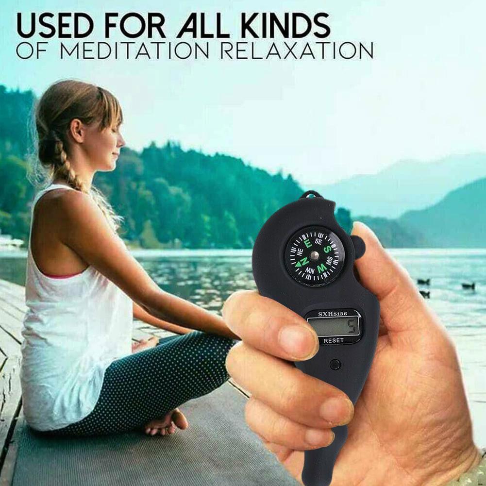 Rotating Prayer Beads With Led Digital Counter Portable Finger Tasbeeh Misbaha Counter Prayer Islamic Tasbih Muslim Eid