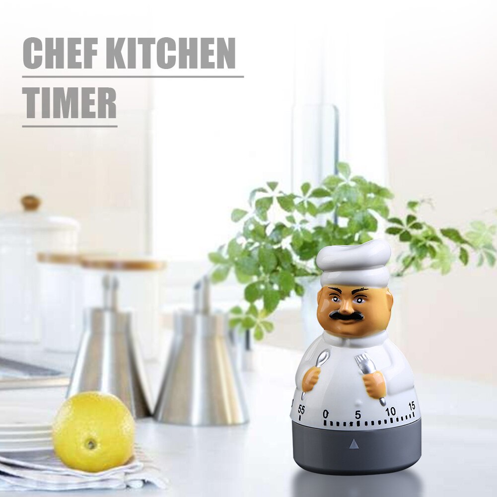 Fun Alarm Timer Small Home Supplies Chef Cook Time Reminders Plastic 60 Minutes Mechanical