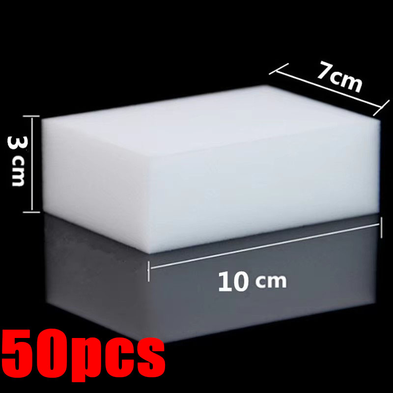 10-50pc 100 x 70 x 30mm magisk svamp viskelær hvit melaminsvamp rengjøringssvamp til kjøkken kontor baderomsrens rengjøringsverktøy