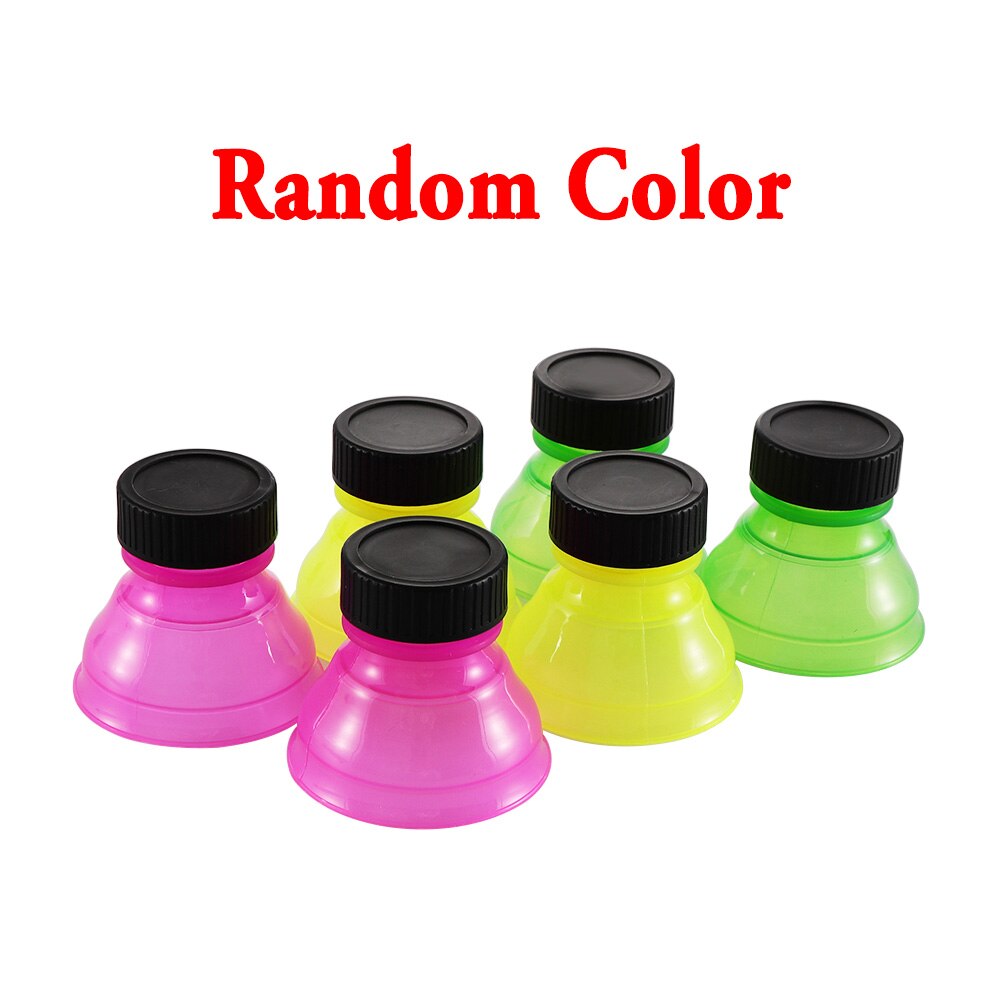 2 stk/parti gjenbrukbar flaske med brusbesparende boks lokk plast øl vanndispenser lokk beskytterhetter deksel farge tilfeldig: Default Title