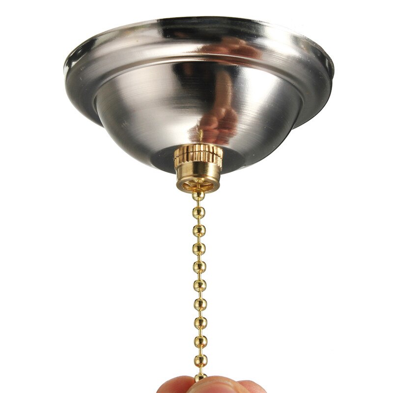 1pcs Universele Plafond Hanger Fan Wandlamp Pull-keten Schakelaar Socket Lamphouder 3A AC125-250V Ondersteuning