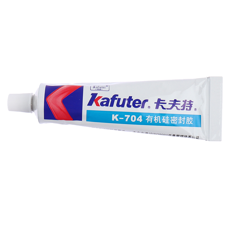 Mastic Silicone industriel 45g K-704 704B RTV, caoutchouc blanc/noir, fournitures de bureau: WHITE