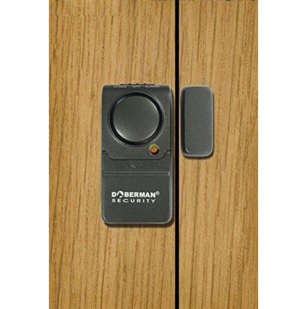 Doberman Beveiliging SE-0129-4PK Mini Entry Defender Met Chime-4 Pack Black