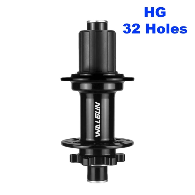 Walgun-MTB Fietsnaven, 6 Pallen, 3 Tanden, 120 Klik Boost Hub, 28H 32H 36H, Voor 110*15, Achter 148*12, HG MS XD 8 9 10 11 12 Speed: Bordeaux