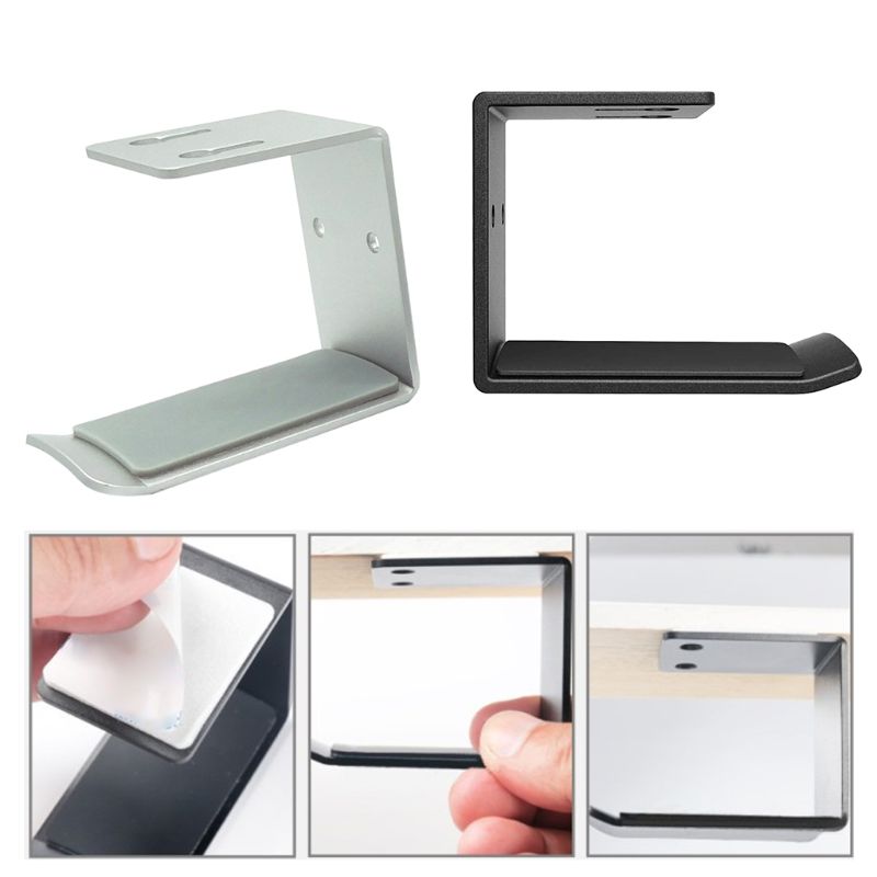 Aluminum Alloy Headphone Hanger Holder Wall Mount Headset Stand Desk Display Bracket Hanging Hook Earphone Rack