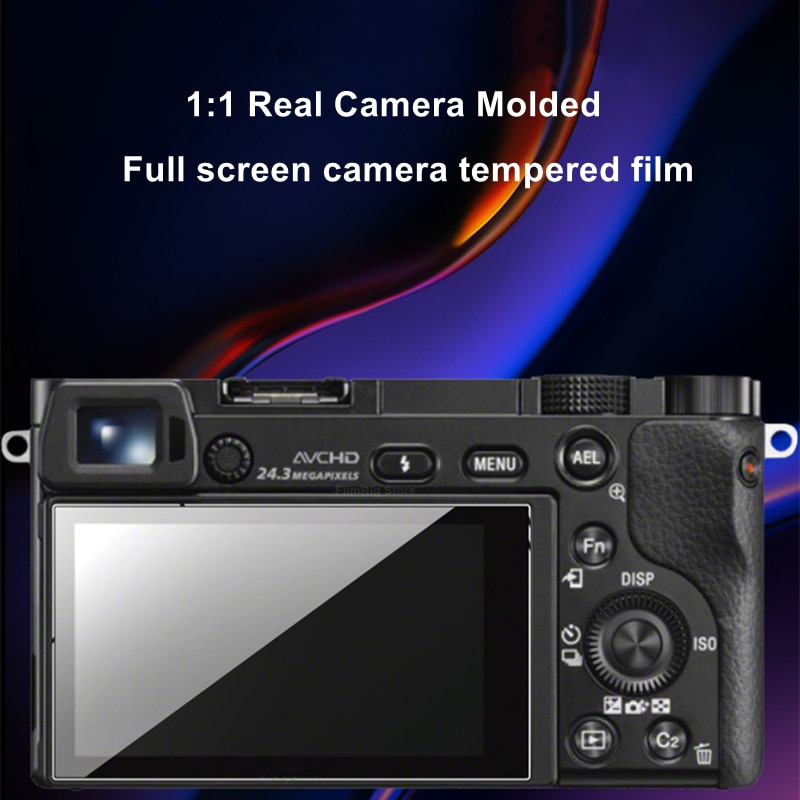 2pz A6400 vetro della fotocamera per Sony alfa A6500 A6600 A6300 A6100 9H vetro temperato durezza pellicola protettiva per schermo ultra sottile