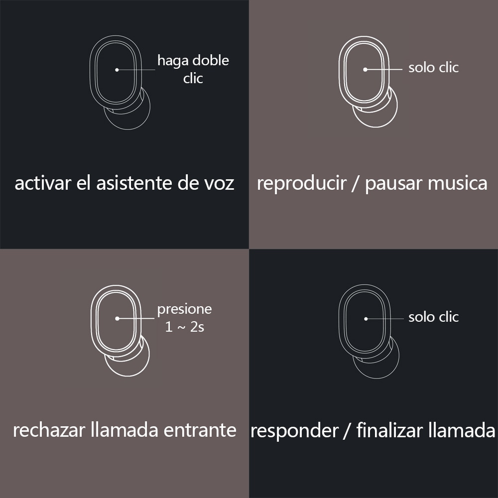 Alkuperäiset xiaomi redmi airdots tws bluetooth 5.0 langattomat bluetooth kuulokkeet stereo basso nappikuulokkeet