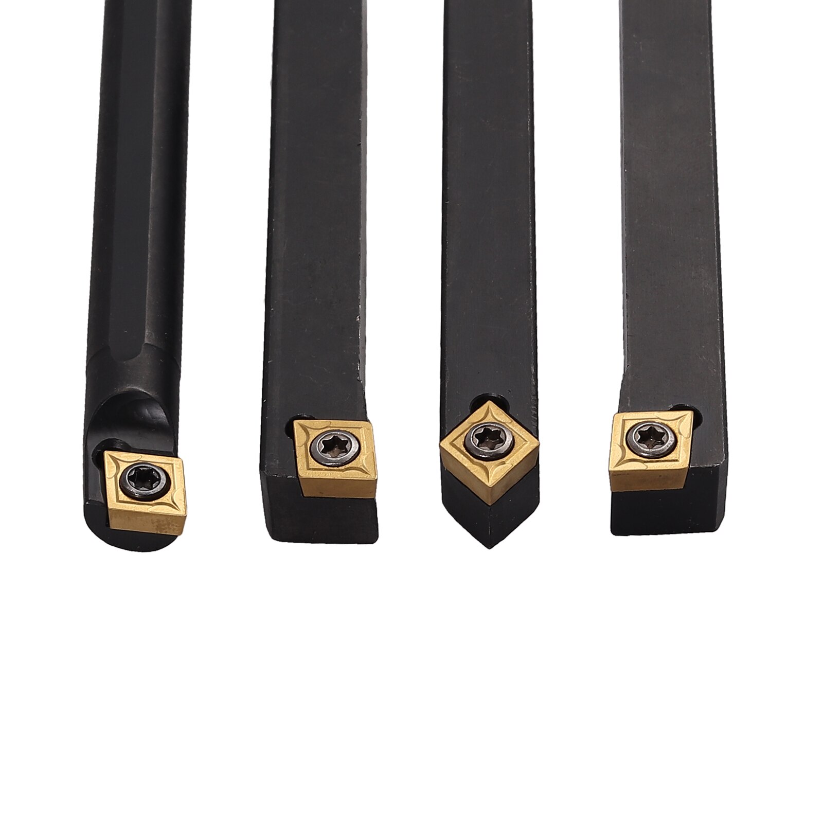Proster pour 4 Set 12mm tige tour outil de tournage porte-alésage + 10x carbure Insert lames