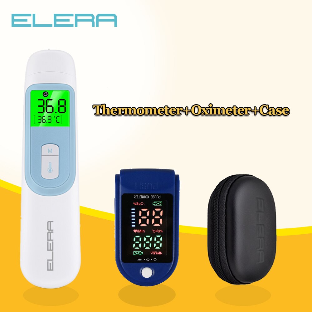 ELERA Infrared Thermometer Forehead Ear Finger Pul... – Grandado