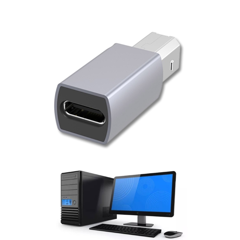 USB B naar USB C Adapter USB C Female naar Printer Male Converter Type C naar USB B