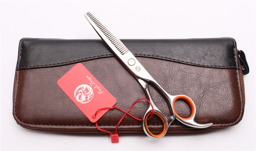 Tijeras profesionales para cortar el cabello, herramienta de estilismo Z1008, 5,5 ", 16cm, JP Purple Dragon: Z1008 Yin T 5.5YY