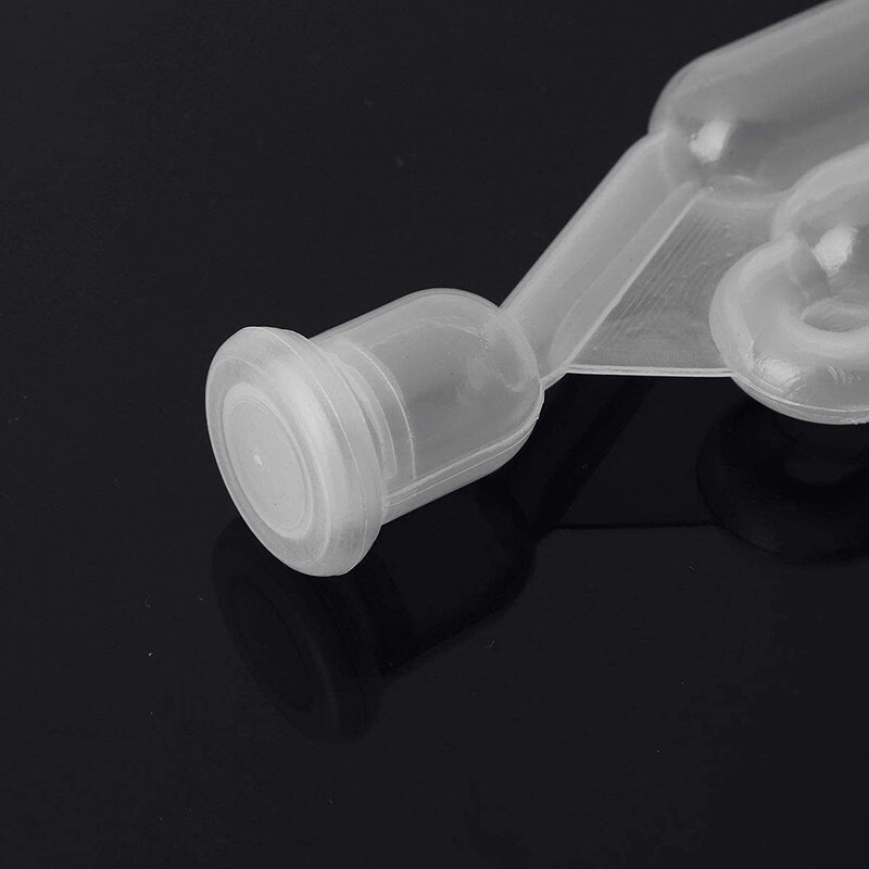 Bubble Airlock S Type Airlock One-way Exhaust Water Seal Valve With Silicon Grommet Beer Wine Fermentation Air Lock Brew