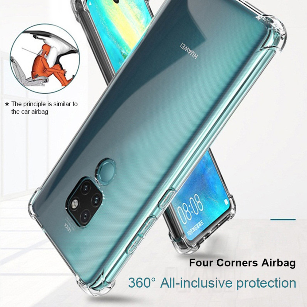 Fundas de teléfono a prueba de golpes para huawei P40 pro P30 P20 lite, accesorios de lujo para teléfono móvil, parachoques, fundas de silicona ajustadas