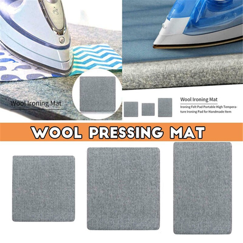 1.3mm Ironing Felt Pad 3 Sizes Wool Pressing Mat High Temperature Ironing Pad Ironing Board Wool Ironing Mat
