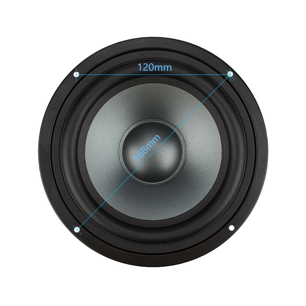AIYIMA 1 Uds 6,5 pulgadas altavoz Woofer 4 8 Ohm 80W altavoz bajo altavoz columna Home Theater para estantería suelo sonido música DIY